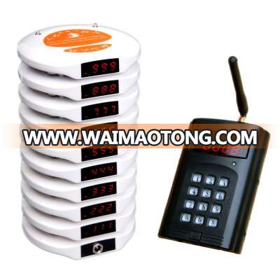 most popular wireless restaurant number calling system