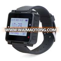 999 Channel RF Wireless LCD Wrist Watch Receiver for Fast Food Shop Restaurant Calling Paging System Retekess T128